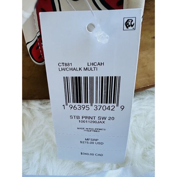 NWT Coach 1941 Strawberry Print Mini Leather Swinger 20 LH/Chalk Shoulder Bag - Picture 6 of 13